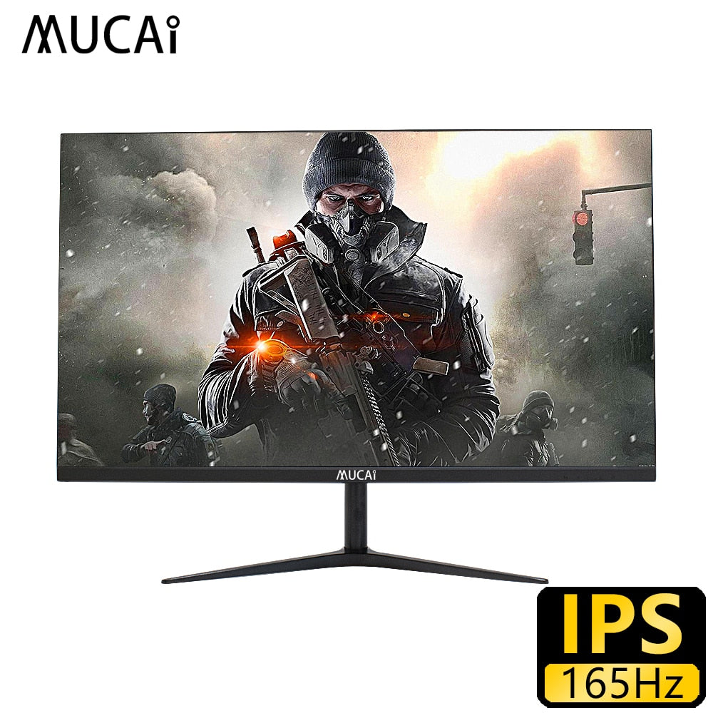 MUCAI – écran FHD 1080P de 24 pouces pour ordinateur de bureau de jeu, 75hz,  MVA Light