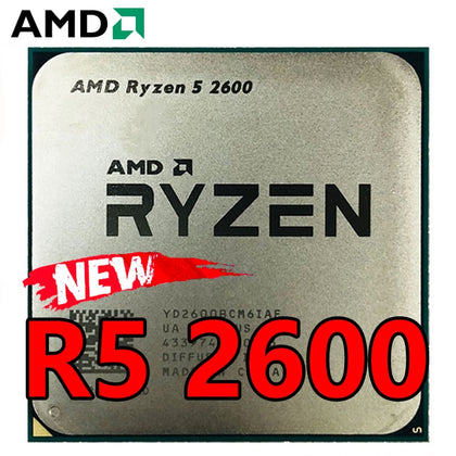 AMD Ryzen 5 2600 R5 2600 3.4 GHz 65W Six-Core Twelve-Core CPU Processor YD2600BBM6IAF Socket AM4