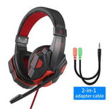 Professional Led Light Gamer Headset for Computer PS4 PS5 Fifa 21 Gaming Headphones Bass Stereo PC Wired Headset With Mic Gifts
