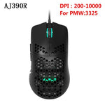Ajazz New Lightweight Wired Mouse AJ390  Hollow-Out Gaming Mouce Mice 6 DPI Adjustable 7Key AJ390R