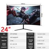 IPS 32 Inch LCD Curved Screen Monitor Gamer 1920×1080p HD Display Gaming Monitor for Desktop HDMI Computer 24“ Monitor PC